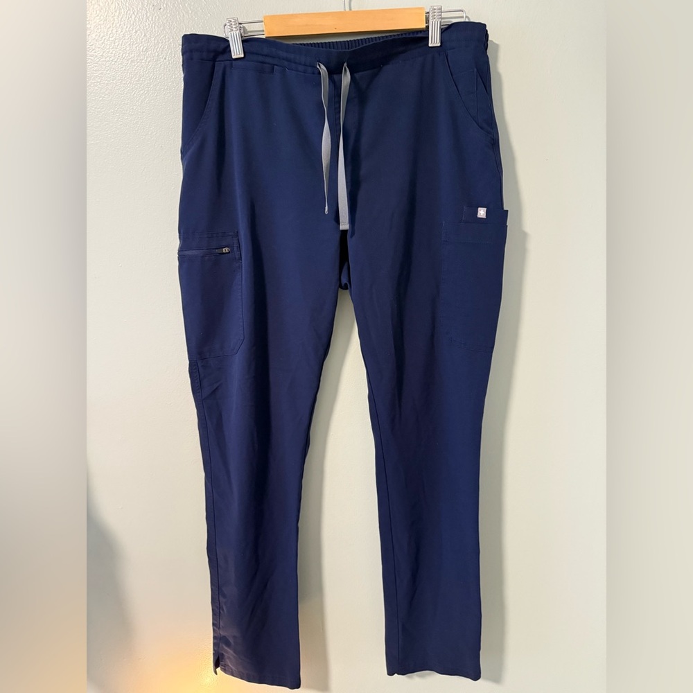 Figs Navy Scrub Pants Large Tall